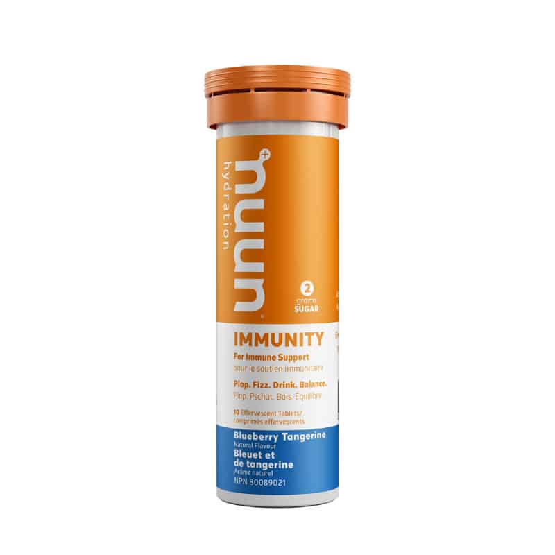 Nuun Hydratation immunity bleuet tangerine
