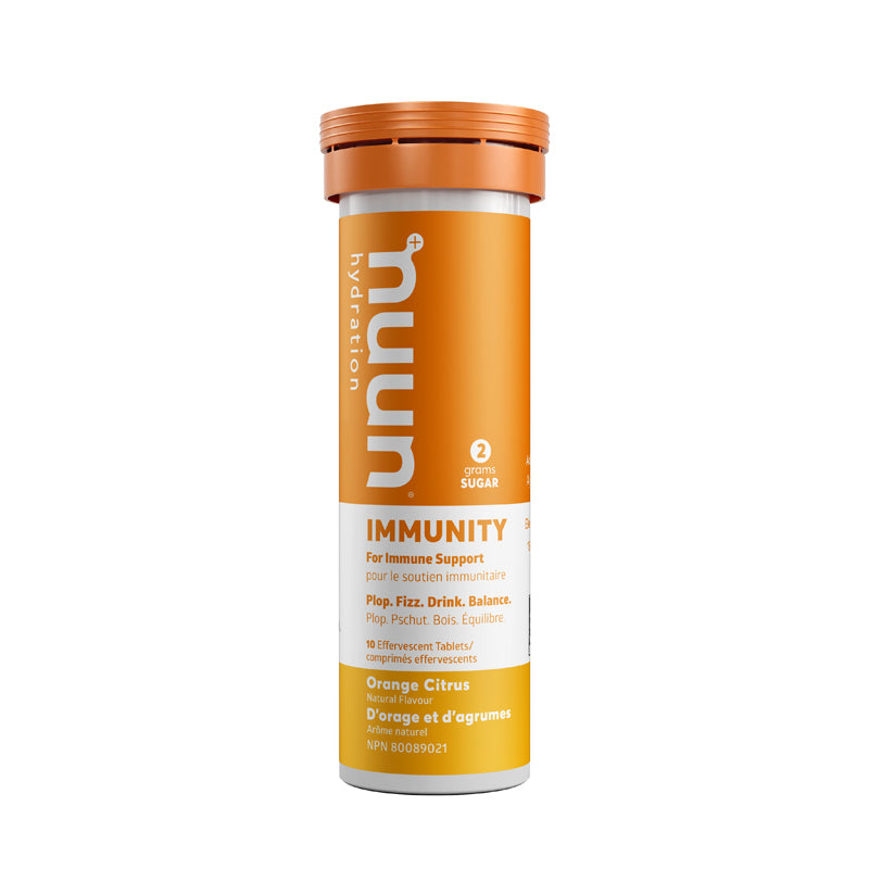 Nuun Hydratation immunity orange agrumes