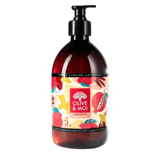 Pomegranate & Ginger –  Liquid Soap Olive & Coconut Oil