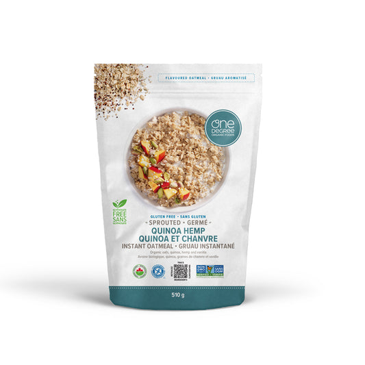 Gruau instantané bio - Quinoa et chanvre germés||Instant otameal - Quinoa hemp