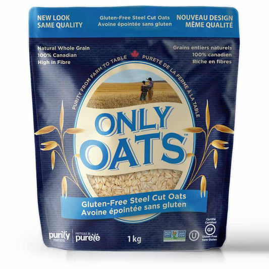 Only oats Avoine épointée sans gluten Steel Cut Oats - Gluten free