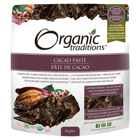 Organic Traditions Pâte de Cacao Biologique