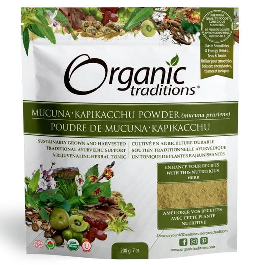 Organic Traditions Poudre de Mucuna-Kapikacchu Bio 