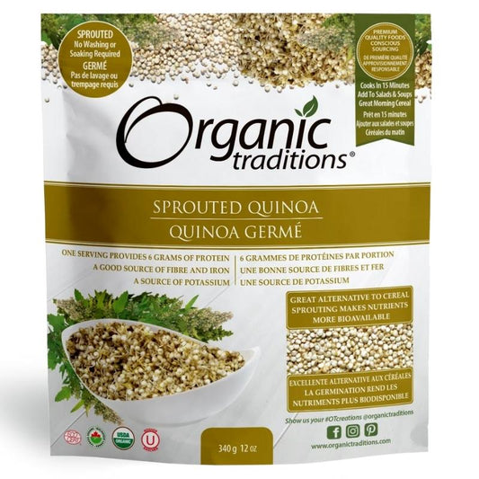 Organic Traditions Quinoa Germé Biologique