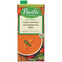 Soupe Crémeuse tomates et basilic bio||Creamy tomato basil soup