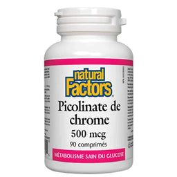 Natural factors picolinate chrome 500 mcg