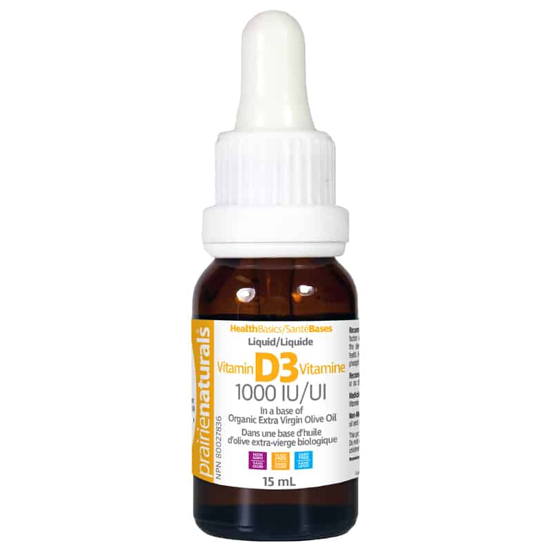 Vitamine D3 1000UI Liquide||Vitamin D3 1000IU Liquid