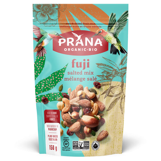 Prana fuji mélange salé deluxe biologique sans gluten