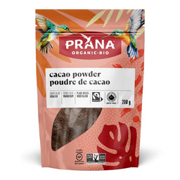 Prana Poudre De Cacao Biologique Sans gluten Sans OGM 