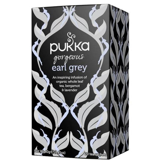 Pukka Gorgeous Earl Grey Thé Noir Bio Aromatisé