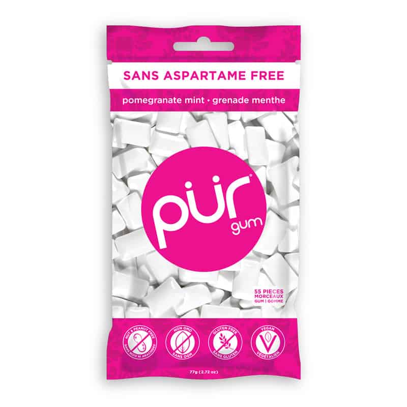 Gum - Pomegranate mint Aspartame free