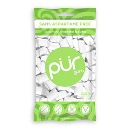 PUR Gum Menthe fraîche||Gum - Coolmint Aspartame free