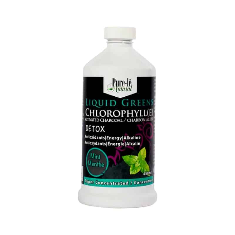 Cholorophylle Charbon activée Menthe||Chloropyll Detox - Mint