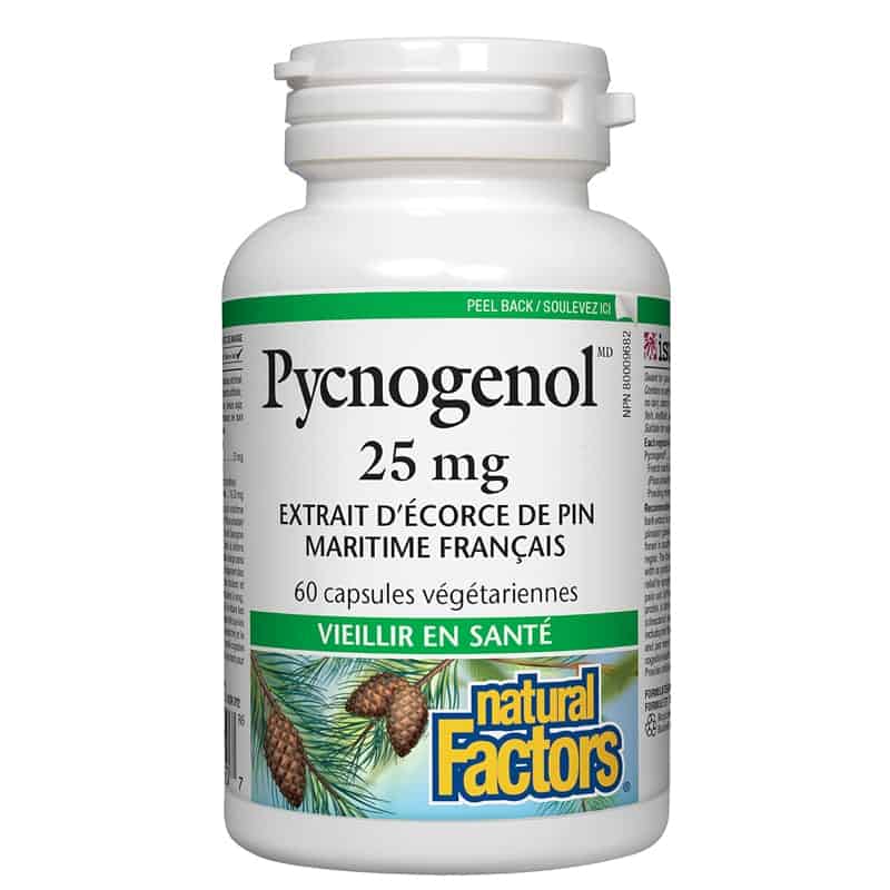 Natural factors pycnogenol 25 mg