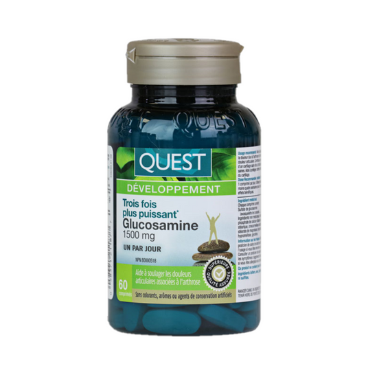 Quest tois fois plus puissant glucosamine 1500 mg