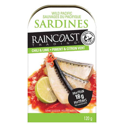 Sardines sauvages du Pacifique Chili & Lime||Wild sardines - Chili & lime
