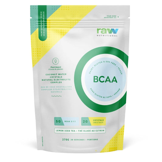Raw Nutritional BCAA Végane - Thé Glacé Au Citron|