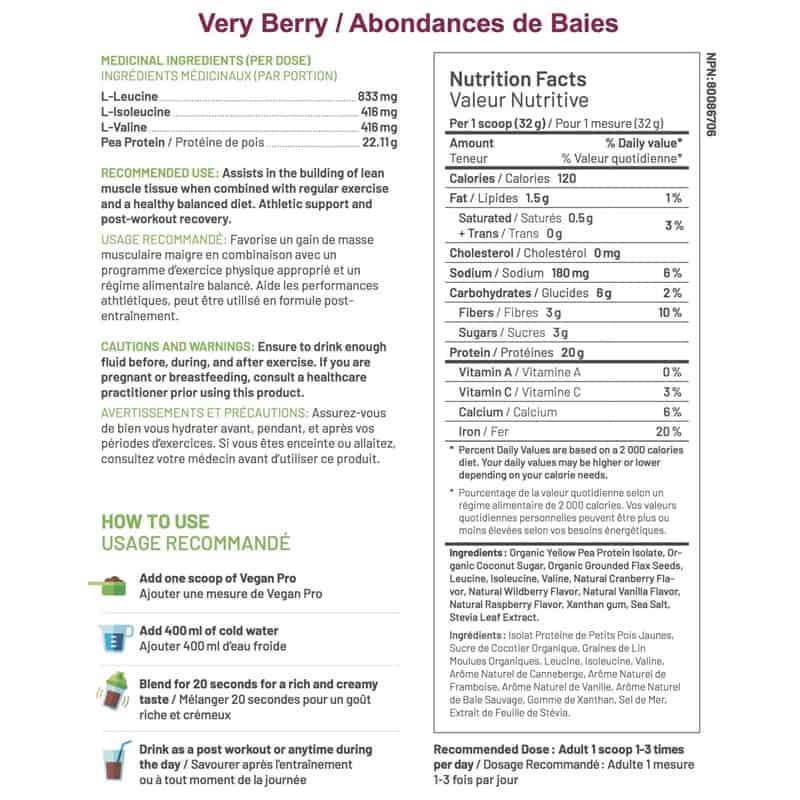 VEGAN PRO Abondance De Baies||Vegan Pro - Very berry