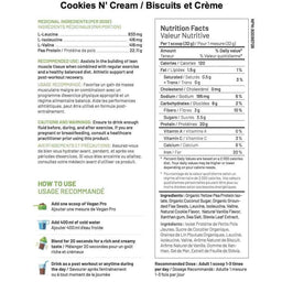 VEGAN PRO Biscuits et crème||Vegan Pro - Cookies n'cream
