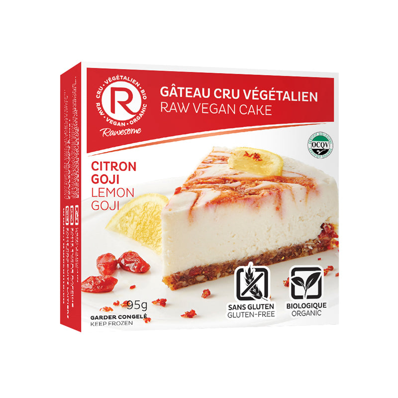 Raw vegan cake - Lemon goji
