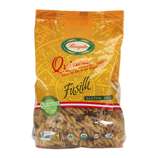Rizopia Pâtes au riz brun au quinoa biologique Quinoa Brown Rice Pasta - Organic