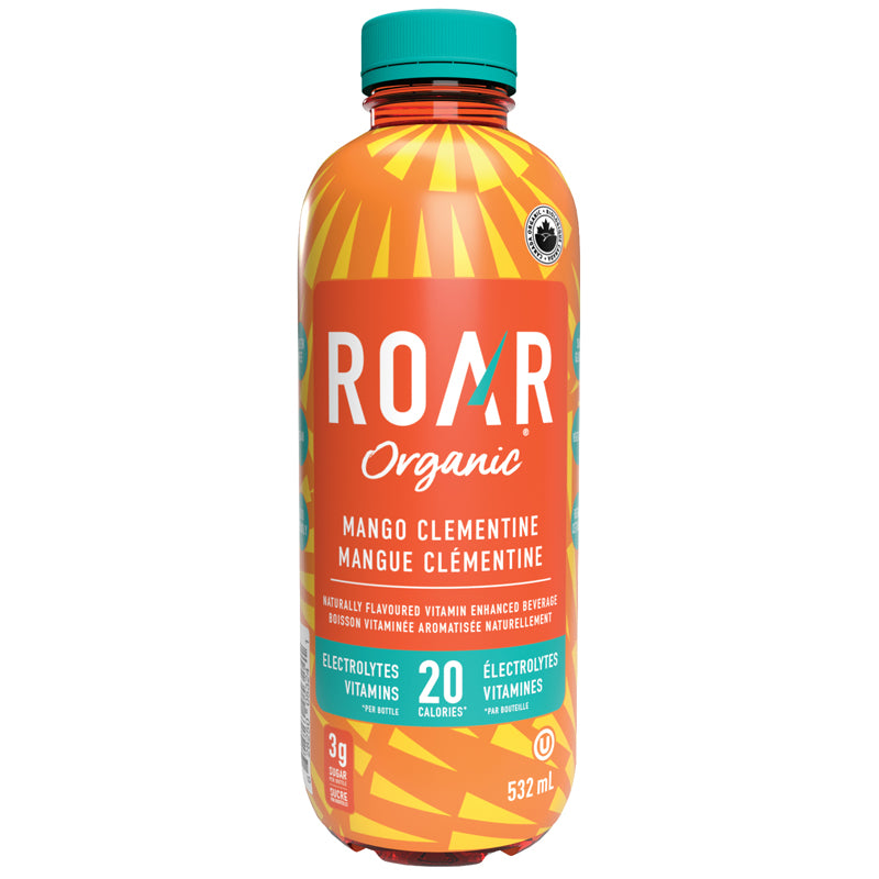 Roar organic boisson électrolytique mangue clémentine