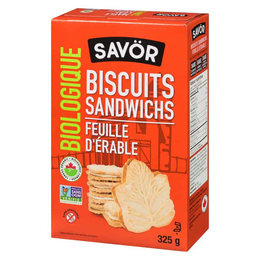 Biscuits sandwichs Feuille d'érable