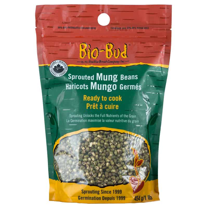Haricots Mungo Bio-Bud||Sprouted mung beans