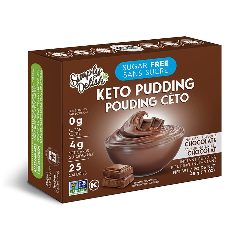 Plant-Based Instant Chocolate Pudding Keto
