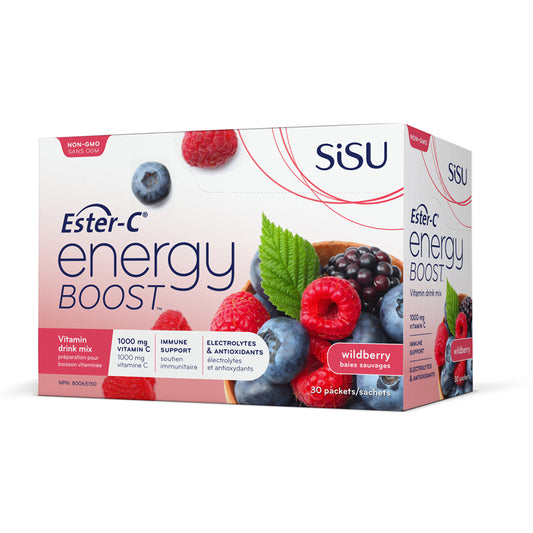 Ester-C Energy Boost - Baies sauvages||Ester-C Energy Boost - Wildberry