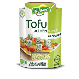 Tofu bio lactofermenté - Ail des ours||Lactofermented tofu - Wild garlic Organic