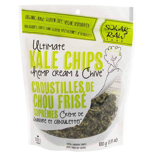 Croustilles de chou frisé Ciboulette||Kale chips - Hemp and chive