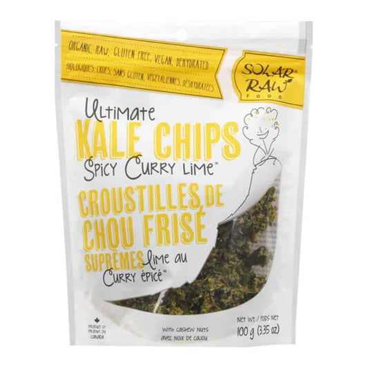 Croustilles de chou frisé Lime curry||Kale chips - Spicy curry lime