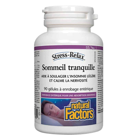 Natural factors stress relax sommeil tranquille