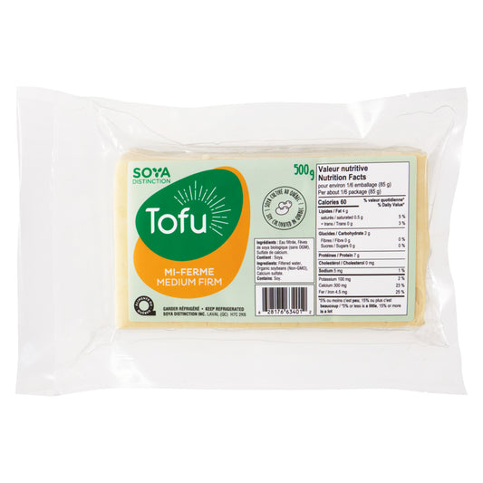 Soya Distinction Tofu mi-ferme Du Québec