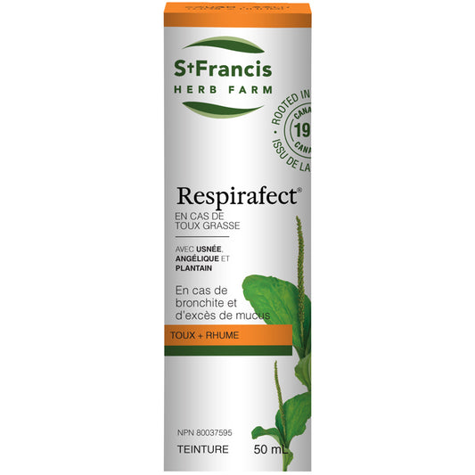St-Francis herb farm respiracfect toux rhume teinture