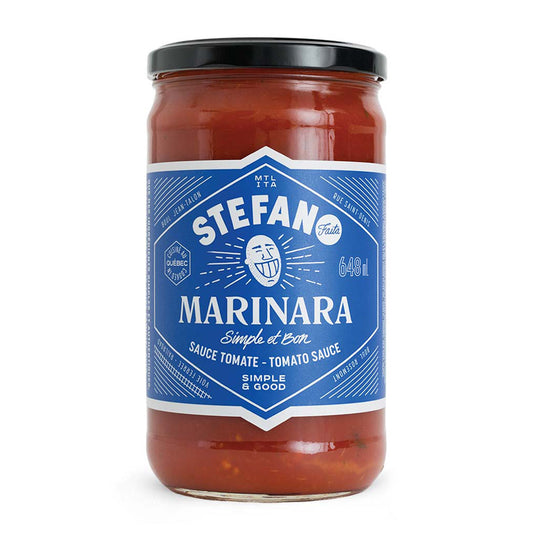 Stefano Faita Marinara Sauce Tomate Sans gluten Produit  Préparée au Québec