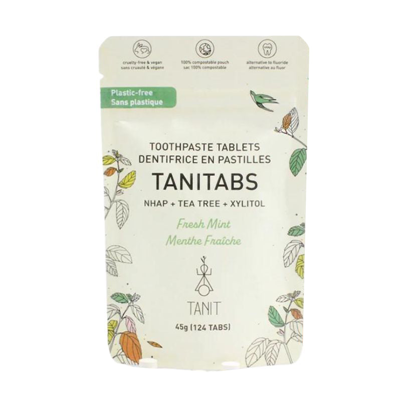 Tanitabs Dentifrice en pastilles Menthe fraîche||Tanitabs Toothpaste tablets Fresh mint