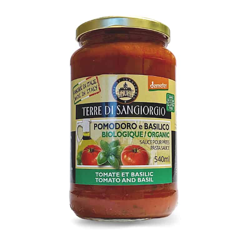 Sauce Tomates & Basilic Bio