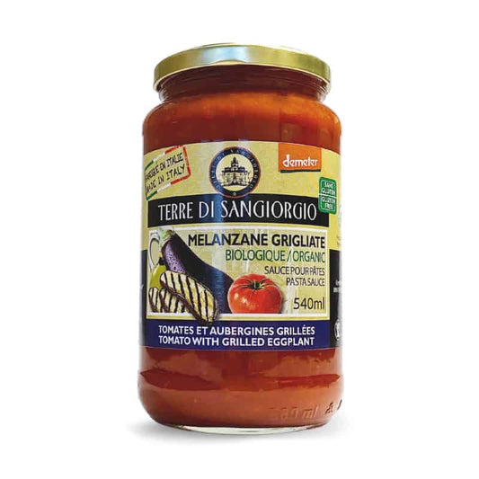 Pasta sauce - Tomato grilled eggplant Organic