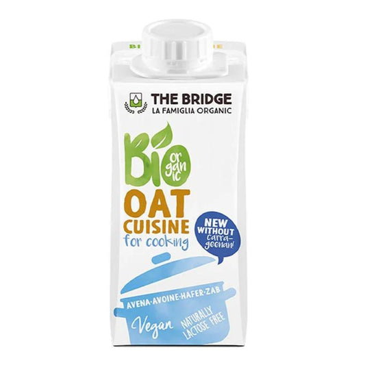 the bridge Crème D'Avoine Pour Cuisiner Biologique Et Végane Oat Cream For Cooking Organic & Vegan
