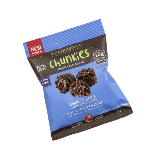 Chunkies au chocolat noir 72%||Energy bites 72% cocoa - Crispy chocolate