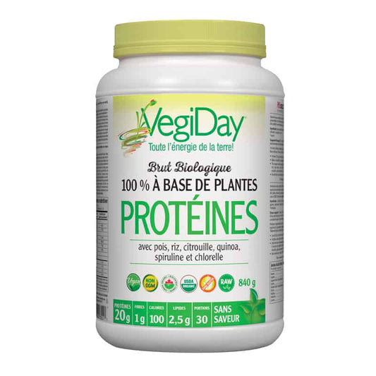 Protéines Brut Bio Non-aromatisé||Raw plant-based protein - Unflavored