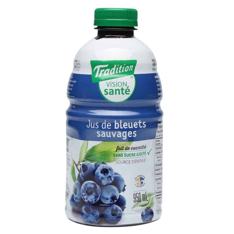 Jus de Bleuet Naturel||Health vision juice - Blueberry