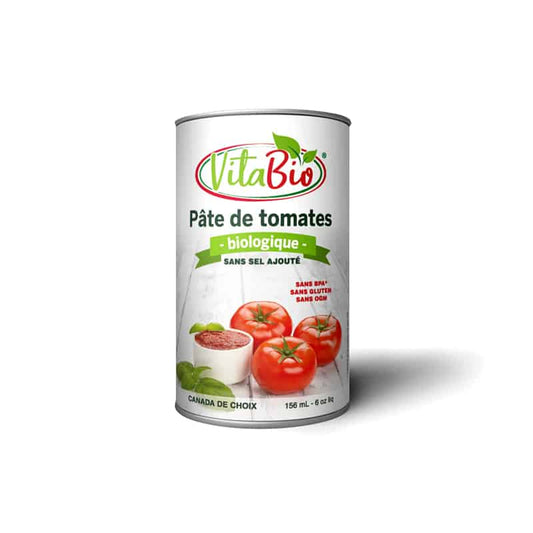 VitaBio pâte de tomates sans sel ajouté biologique