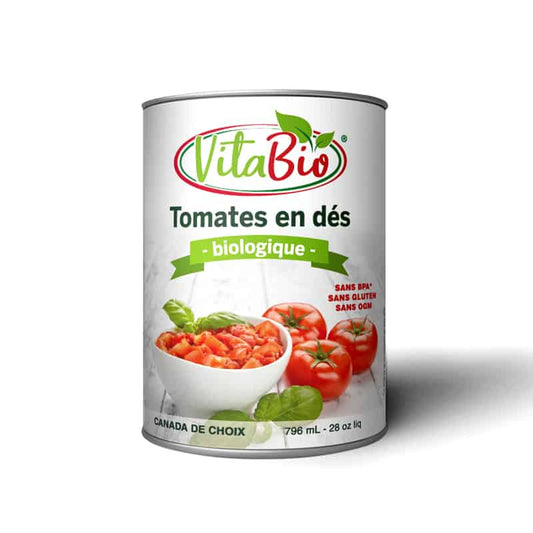VitaBio tomates en dés biologique sans gluten