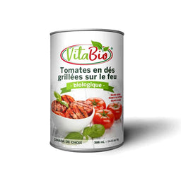 VitaBio tomates en dés grillés sur le feu biologique sans gluten