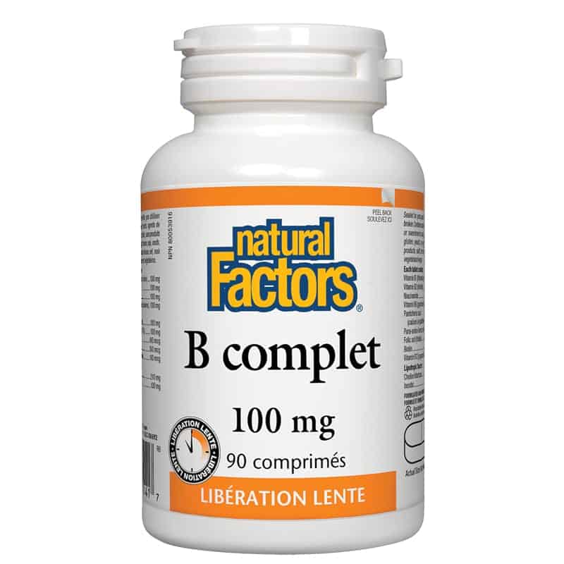 Natural factors b complet 100 mg