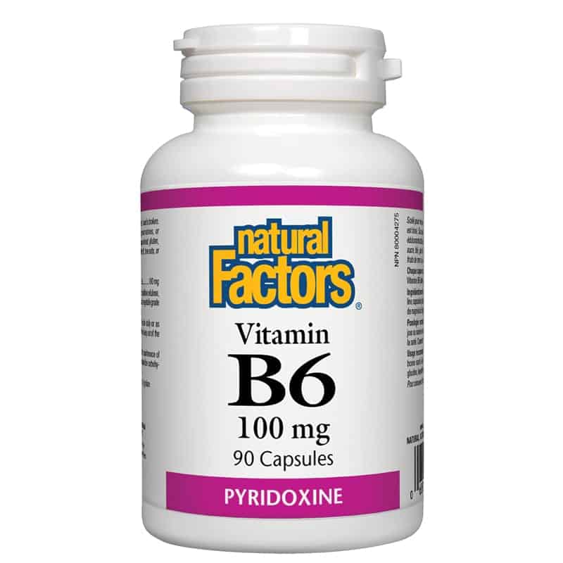 Natural factors vitamine b6 100 mg