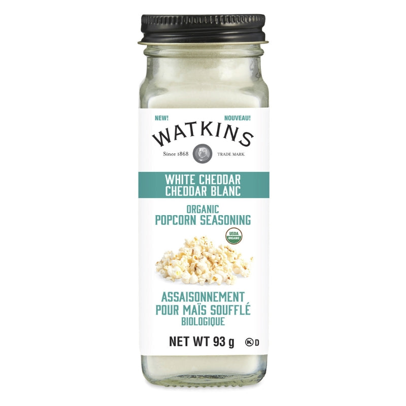 Watkins Assaisonnement Pour Maïs Soufflé Au Cheddar Blanc Bio 